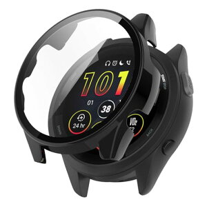 Garmin Forerunner 165 P[X Jo[ PC{KXtB 9Hdx ݊i Forerunner 165 Music Sʕی ̌^یP[X یJo[ ϏՌ ANZT[ (ubN) 