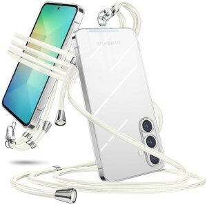 Galaxy S25 5G ケース クリア ショルダー SC-51F SCG31 スマホケース ギャラクシー S25 カバー 肩掛け 斜めかけ 縄掛けケース 耐衝撃 全透明 TPU 薄型 軽量 紐付き 斜めがけ 織りストラップ付き ネック