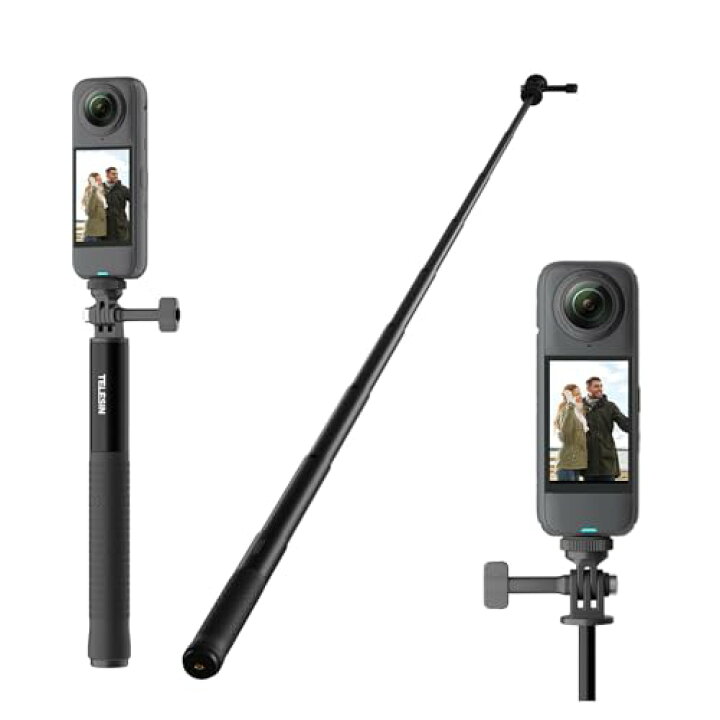 楽天市場】Insta 360 軽量 自撮り棒 150CM アルミニウム合金 スムース 