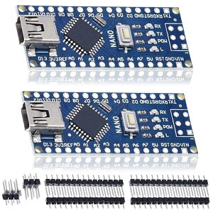 USB Nano V 3.0 Atimga 328 PCH 340G �}�C�N���R���g���[���[�{�[�h Arduino�ƌ݊� (2�Z�b�g) ��������