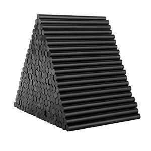 グルースティック 7mm *100mm ホットメルト接着剤 ホットメルトスティック 1kg (約230個 ) 溶融 速乾 強力粘着 高温ボンドガン / グルーガン / ピタガン替え用 DIYアートクラフト修理用接着スティ