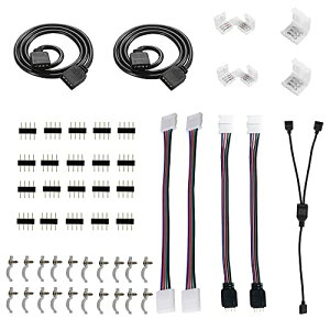 LEDXgbvCgRlN^ LEDe[vpP[u 4sRGB LEDe[vƊȒPڑ ctsv LEDe[vpXibvRlN^ DIY LEDXgbvڑϊRlN^ ϋv ^b`