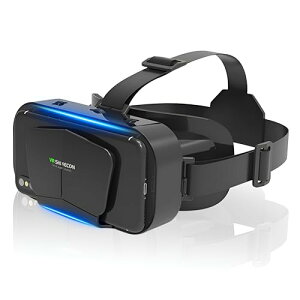 VRゴーグル スマホ用 vr 3Dパノラマ体験 1080P 超広角 120°視野角 非球面光学レンズ 装着感良い メガネ対応 通気性 軽量 4.7〜6.5 iPhone&androidなどのスマホ対応