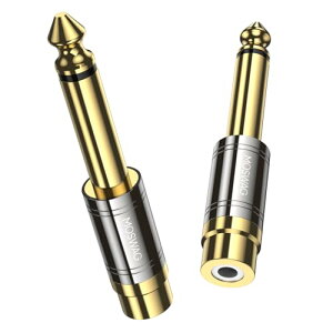 6.35mm RCA RCAX mvO IXmTSݐڑI[fBIA_v^[ϊvObLA_v^[2pbN 