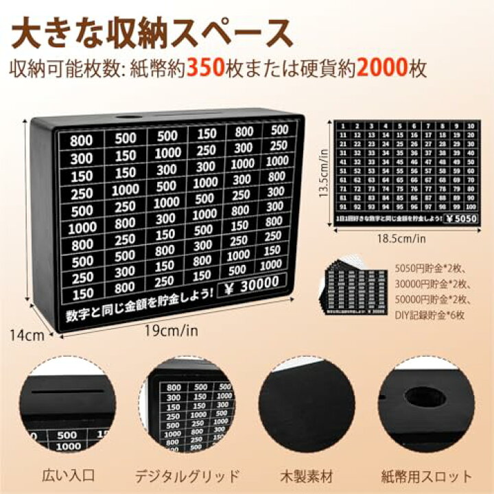 楽天市場】貯金箱セット 釣り銭ケース お札 子供 貯金箱 おもしろ DIY 