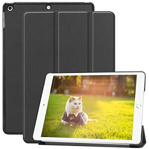 iPad P[X 10.2 9/8/7 (2021/2020/2019N) Jo[ O܂ X^h I[gX[v@\ ACpbhp^ubgP[XPU+PC y h~ ϏՌipad Jo[ (ubN iPad 10.2 9/8/7) 