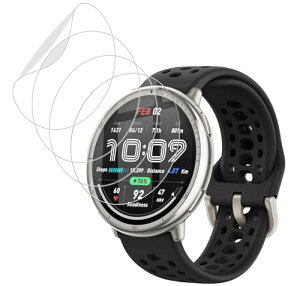 Amazfit Active 2 (Round) 44mm �X�}�[�g�E�H�b�` �t�B���� �ی�t�B����TPU�f�� �N���A �����ߗ� �����x�^�b�` �w��h�~ �C�A�h�~ ��U�h�~ ���˒ጸ �����ȒP Amazfit Active 2 �X�}�[�g�E�H�b�` �t�B��