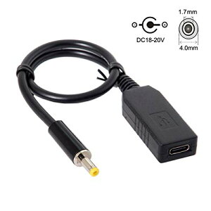 USB 3.1 Type C USB-C  DC 20V 4.0x1.7mm o͓dvO PDG~[^[gK[ [dP[u m[gp\Rp 