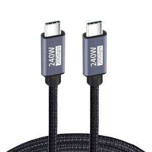 USB3.2 P[u USB-C 20Gbps 240W 8K 5K 4K USB4.0 nCp[X[p[RC Type C [dR[h 100cm 