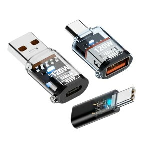 X}[gLED USB-C ^CvC 10Gbps 40Gbps USB3.2 ^CvA A_v^[ OTG 120W 240W f[^[deX^[o 3 