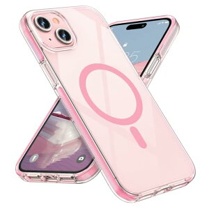 iPhone 15 Plus �P�[�X Magsafe�Ή� �}�O�l�b�g���� ���ϏՌ� �h���X�g���C�v �N���A ���ϖh�~ ���C�����X�[�d�Ή� �}�O�Z�[�t�Ή� ���� �ی�J�o�[ �X�}�z�P�[�X 6.7�C���` �s���N ��������