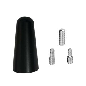 ショートアンテナ 車アンテナ ラジオアンテナ カーボンアンテナ 車用 AM/FM アンテナ 汎用 高感度 ブラック (3cm)