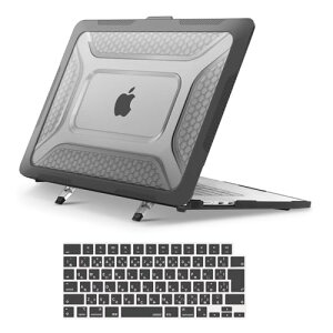 MacBook Air 15C` P[X 2025-2023 [X M4 A3241 M3 A3114 M2 A2941 یP[X njJȕ ϏՌ TPU op[hbg ܂肽ݎX^ht n[hVFJo[ & ({ JISz) L[{[