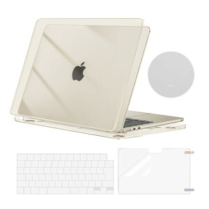 MacBook Air 13C` P[X 2025-2022  M4 M3 M2 `bv A3240 A3113 A2681 MacBook Air 13.6C` vX`bN n[hVFJo[ & ({ JISz) L[{[hJo[ & XN[veN^[ & R[