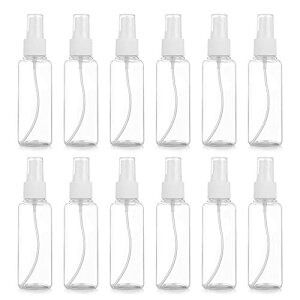 スプレーボトル 詰替ボトル 透明 PET空容器 霧吹き 100ml 12本セット