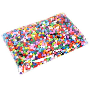 �|���|���{�[�� 1.5cm �J���t�� �t�F���g�{�[�� �L�������� �t�F���g�� �f�R�p�[�c ��|�ޗ� ����f�� DIY�p�i�����_���ȐF 1000�Z�b�g �j