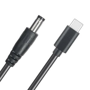 USB C PDトリガーケーブル 電源プラグ 3A 充電 USB TypeC 入力 DC 5.5*2.5mm 電源 PD 急速充電 ケーブル 高耐久 PVC 断線防止 USB C to DC 電源ケーブル (12V 1m) 送料無料