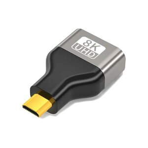 Micro HDMI ϊA_v^ 8K Micro HDMI IX HDMIX bL A~jE 4K@60Hz 3D bvgbv/J/m[gPCȂǃfoCXΉ 