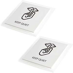 KEEP QUIET Â ӃTC X XebJ[ Ŕ TCv[g AN Wē EH[XebJ[ HX p 2 (KEEP QUIET 18*18cm) 