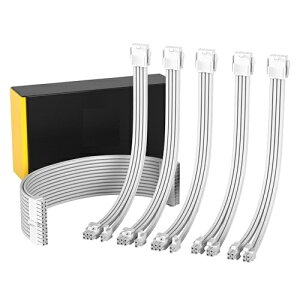 PC�d�� ���� �X���[�u�P�[�u�� 18AWG PSU �����P�[�u�� �J�X�^�� Mod PC�d���P�[�u�� ATX3.0/3.1�d�l�K�i�ɏ��� ���ꂽ�\�t�g�P�[�u�� 3�{��8 (6+2�s��) �s��GPU�����P�[�u�� 2�{��8 (4+4�s��) �s��CPU����