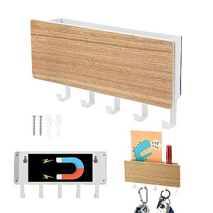 壁用 キーボックス マグネットキーボックス キーホルダー ティッシュケース キーフック キーハンガー フック 壁掛けフック 鍵付き収納ボックス 帽子掛け 小物入れ 壁掛け収納 玄関 居間 台