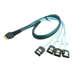 XC SAS 4.0 SFF-8654 4i 38s zXg 4 SATA 7s ^[Qbg n[hfBXN t@AEg RAID P[u 50cm 