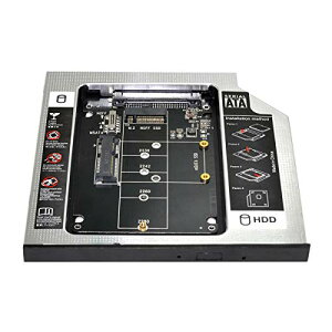 MSATA NGFF B/M-Key SSD to Slimline SATA 13s LfBP[X 9.5mm jo[T m[gp\R CD/DVD-ROM IveBJxCp 