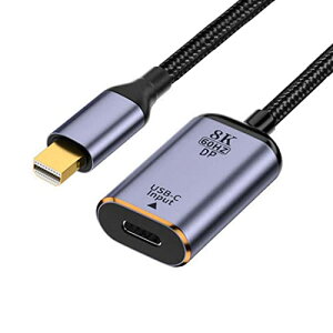 USBP[u USB C Mini Displayport ϊP[u USB Type CX͂ 1.4IXoHDTVP[u 8K@60hz 4K@120hz ^ubg X}z m[gp\Rp 