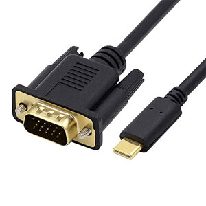 Type C ϊP[u USB 3.1 Type C USB-C\[XVGA RGB 1080P fBXvC IX j^[P[u m[gp\Rp VGAP[u 1.8m 