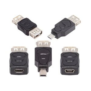 }CNUSB 2.0 OTG Mini USB 5s Type-A IX X f[^ [d A_v^[ 5 