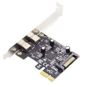 USB3.1 Gen1 5Gbps fA Type-C USB-C X PCI-E Express 1x J[hA_v^[ ASM1042 [vt@CuPbgt 