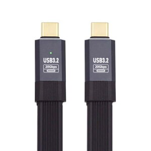 USB4 P[u 20cm 20Gbps  ^CvC tbgX FPC 100W }[df[^P[u 8K@60Hz 5K@60Hz USB4.0 Thunderbolt3/4Ή 