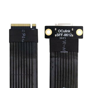 M.2 M-Key 2280 NGFF PCI-E4.0 to Oculink SFF-8612 SFF-8611 zXgP[u 15cm NVME U.2 SSD eGPUp 