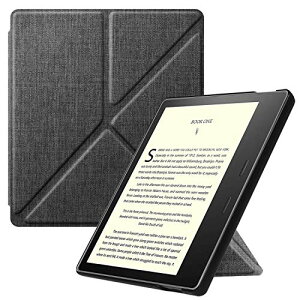 Kindle Oasis 第10世代 2019 Newモデル / 第9世代 2017 保護ケース 軽量 薄型 マグネット機能 オートスリープ機能 折り紙式スタンド PUレザー 保護カバー 開閉式カバー (デニムグレー) 送料無料