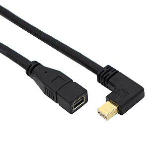 Mini DP P[u Mini Displayport to Mini Displayport P[u IXtoX bL E㉺90°L^ 4K×2KΉ (EL) 