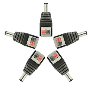 DCdRlN^ vO erJLEDvo[邽߂12 V DC 5521IXovORlN^A_v^ (5pcs) 