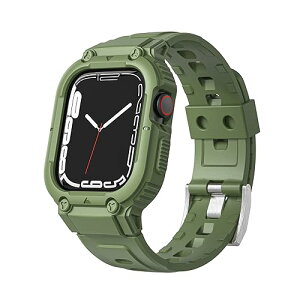 Apple Watch �o���h �A�b�v���E�I�b�` �o���h ��̌^ �x���g�S�ʕی� �P�[�X iWatch �V���[�Y 8 / 7 / 6 / 5 / 4 / SE / SE2 �ɑΉ� 45mm 44mm 42mm �ϋv�� �Ռ��z�� �_�炩�� �h�� iwatch�����x���g �V��