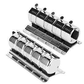 カウンター 数取器 計数器 数取り器 5連式 0-9999 4桁の数字 ベーススタンド付き 数を数える 数カウンター 手動測定 交通調査 入場者確認 計数用