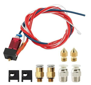 Ender 3 �z�b�g�G���h �g�ݗ��Ď� ���o�@ �A�b�v�O���[�h Ender 3 Pro/Ender 3 V2�p �J�v���R�[���{�[�f��PTFE�`���[�u�t�� �����p�V���R���J�o�[×2�t�� �����p0.4mm�^�J�m�Y��×2�t�� ��C���J�v