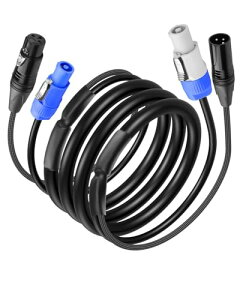 DMX P[u 2M PowerConΉ 13AWG ACdDMX512 XLRMP[u Ɩ RT[g Cxgp 