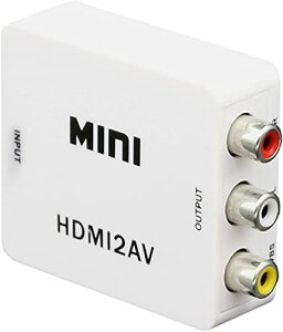 HDMI R|Wbg AVo ϊ HDMIAVϊA_v^ 1080p HDMI to AV (3RCA / CVBS) Ro[^[ rfII[fBIA_v^PAL / NTSC؂ւ 