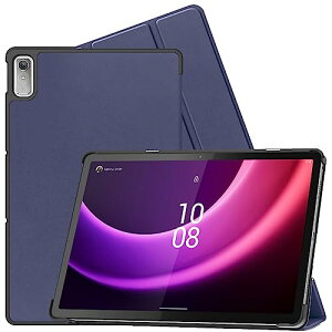 Lenovo Tab P11 (2nd Gen) (ZABF0413JP) 11.5�C���` 2023 �P�[�X �ی�P�[�X �蒠�^ �X�}�[�g�P�[�X �}�O�l�b�g PU���U�[ �J�o�[ �X�^���h�@�\�t�� �Ռ��z�� �y�� ���^ �S�ʕی� (�_�[�N�u���[) ��������