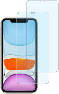 iPhone11 / iPhoneXR �K���X�t�B���� �ی�t�B���� �����K���X �u���[���C�g�J�b�g �t����� �ی�t�B����[2���Z�b�g] ��������