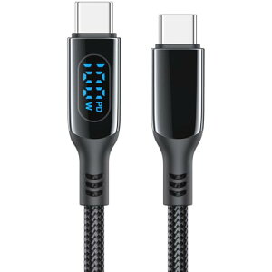  USB Type C P[u 100W / 5A PDΉ Type C to Type C }[d o̓XN[\ iC҂ ^Cvc [dR[h iPhone 16 / 15 / 15 Pro / 15 Plus / 15 Pro Max MacBook Air / Pro 13'' iPad Mini 6 / Pro / Air Sw