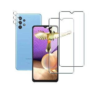 Galaxy A32 5G SCG08 フイルム 強化ガラス 液晶 ギャラクシー A32 5G 保護フィルム ふぃるむ 超耐久 高光沢 超薄型 液晶 硬度9H 防指紋 衝撃吸収 高透過率 飛散防止 貼り付け簡単 気泡なし 極薄 [2枚セ
