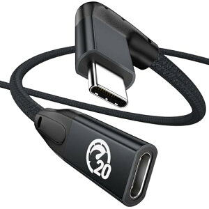 USB type C P[u L^ 0.5M p90x USB C 3.2 Gen 2 20Gbpsf[^]PD 100W}[dUSBCIX-USBCX 4K@60HZfo ^CvcR[h iPhone 16 15 MacBook iPad Pro Steam Deck Galaxy S25 S24 XperiaUSB C