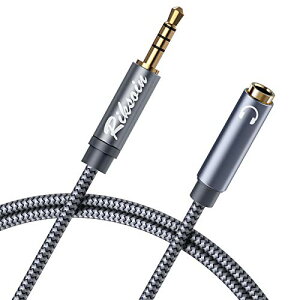4 Cz R[h 3.5mm XeI~jvO 2.4m CzWbN  wbhzR[h iPhone / Android Xs[J[ wbhZbg ԂȂǂɑΉ (O[) 