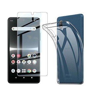 Xperia ACE iii SO-53C SOG08 KXtB tیtB ߗ ^ P[X NA \tg VR TPU یP[X y Ռh~ h~ Gǂ [1ZbgKXtB+1P[