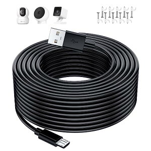 }CNusbP[u 8M micro usb dP[u hƊĎJ̋dp USB A - microB IXIX ATOM Cam 2 / YESKAMO / Wyze Cam Pan / Nest Cam / XIAOMI / IMOU / EZVIZ / Blink / Furbo hbOJ / Arlo Q / Switchbot / Xbox