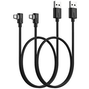 }CNusbP[u l 0.5M ʑ} Micro USB P[u 50cm QC3.0 / 2.0Ή ő18W}[d USB2.0f[^] l^ Samsung Galaxy S6 S7 Edge S5 Note 4 / Motorola Moto G5 PlusΉ ubN 2{Zbg 